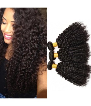 Brazilian Curly Human Hair Bundles Brazilian Curly Weave Sew In